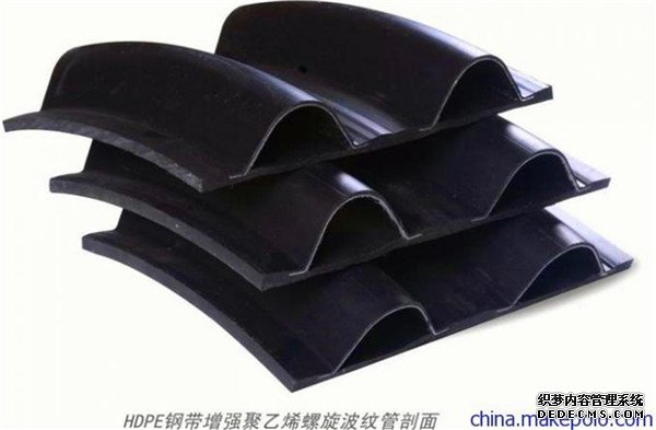 DN300HDPE钢带波纹管-鑫鼎新材(图1)