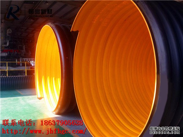 1500HDPE钢带管1米5HDPE钢带管(图1)