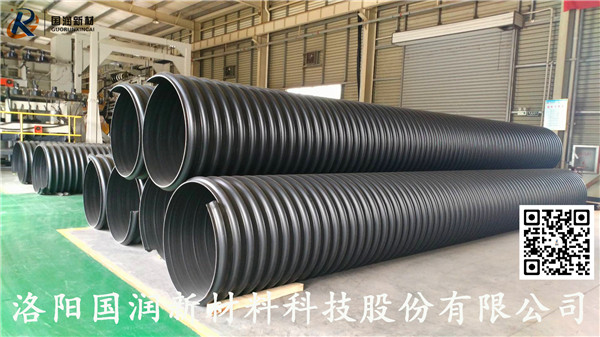 500钢带排污hdpe波纹管(图2)