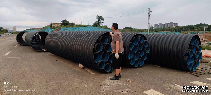 山西晋城HDPE钢带波纹管施工小记(图2)