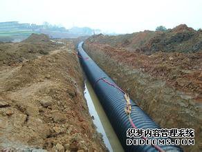 HDPE钢带波纹管排水管道的施工方法(图1)