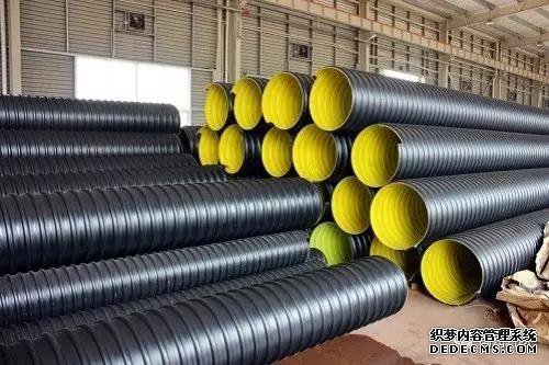 500mm钢带增强PE螺旋波纹管(图1)